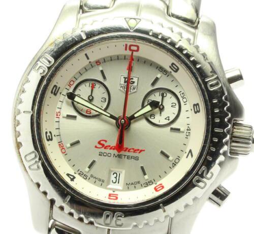 TAG Heuer Link Sea Racer Chronograph CT1114 Quartz: TAG Heuer Link Sea Racer Chronograph CT1114 Quartz Silver Dial Men's Watch Brand: Tag Heuer Type: Wristwatch Department: Mens The BIDHAUS Guarantee: All items in this auction are guaranteed authentic