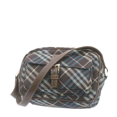 BURBERRY Blue Label Nova Check Shoulder Bag Blue Brown: BURBERRY Blue Label Nova Check Shoulder Bag Blue Brown Canvas Brand: BURBERRY Exterior Color: Blue / Brown Exterior Material: Canvas Style: Shoulder Bag Size: W20 x H14 x D8cm / Shoulder Drop 42-50cm(