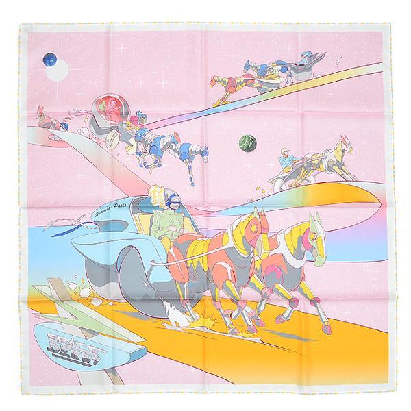 Hermes Carre 90 Scarf Space Derby Pale Ciel Jones 100%: Hermes Carre 90 Scarf Space Derby Pale Ciel Jones 100% Silk Spring Summer 21 Brand: Hermes Type: Scarf Material: Silk, 100% Accessories: Box Condition: Opened (never used) Size (LxW): 88cm x 88cm / 34