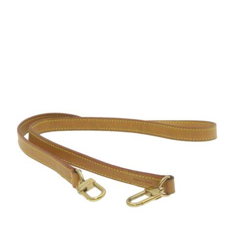 LOUIS VUITTON Leather Shoulder Strap 99cm LV: LOUIS VUITTON Leather Shoulder Strap 99cm LV Department: Women Type: Shoulder Strap Color: Beige Brand: LOUIS VUITTON The BIDHAUS Guarantee: All items in this auction are guaranteed authentic and come