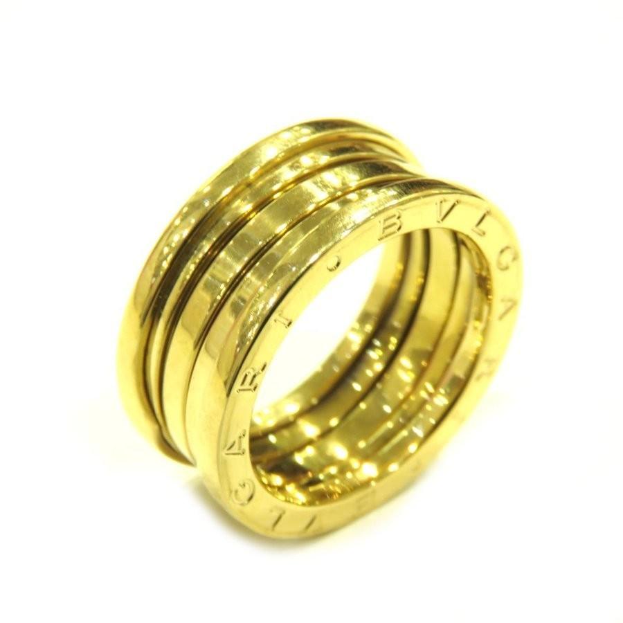 BVLGARI B-zero1 ring S size K18YG (750) yellow gold: BVLGARI B-zero1 ring S size K18YG (750) yellow gold engraved # 52 / 11.5 8.5g Brand: Bvlgari Material: Yellow gold (18K) Condition: Used (very good) Overall Scratches: Insignificant Line: B.zero1 Widt