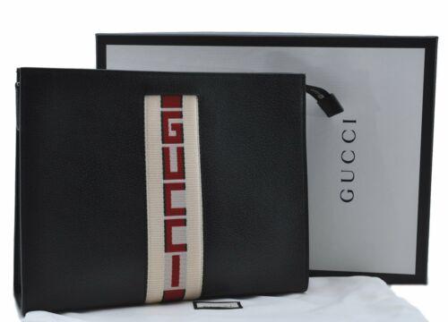 GUCCI Clutch Hand Bag Logo Leather Black 475316 Box: GUCCI Clutch Hand Bag Logo Leather Black 475316 Box Brand: GUCCI Country/Region of Manufacture: Italy Bag Length: 10.2inches(26cm) Bag Height: 7.9inches(20cm) Bag Depth: 2.4inches(6cm) Style: Clutch B