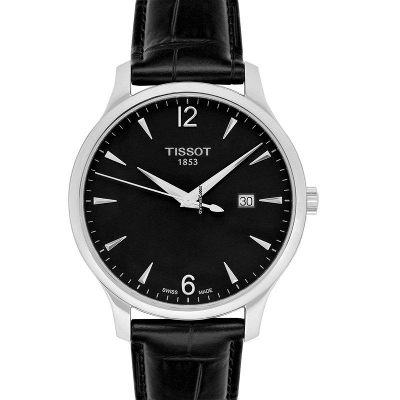 Tissot T-Classic Tradition Quartz Black Dial Men's: Tissot T-Classic Tradition Quartz Black Dial Men's Watch - T063.610.16.057.00 Basic Info Brand: Tissot Model: Tradition Reference number: T063.610.16.057.00 Dealer product code: 11834A Movement: Quart