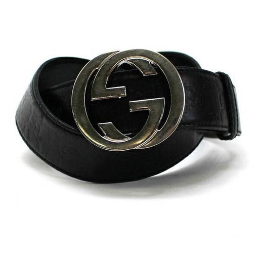 Gucci Blondie wide patent belt in black patent leather