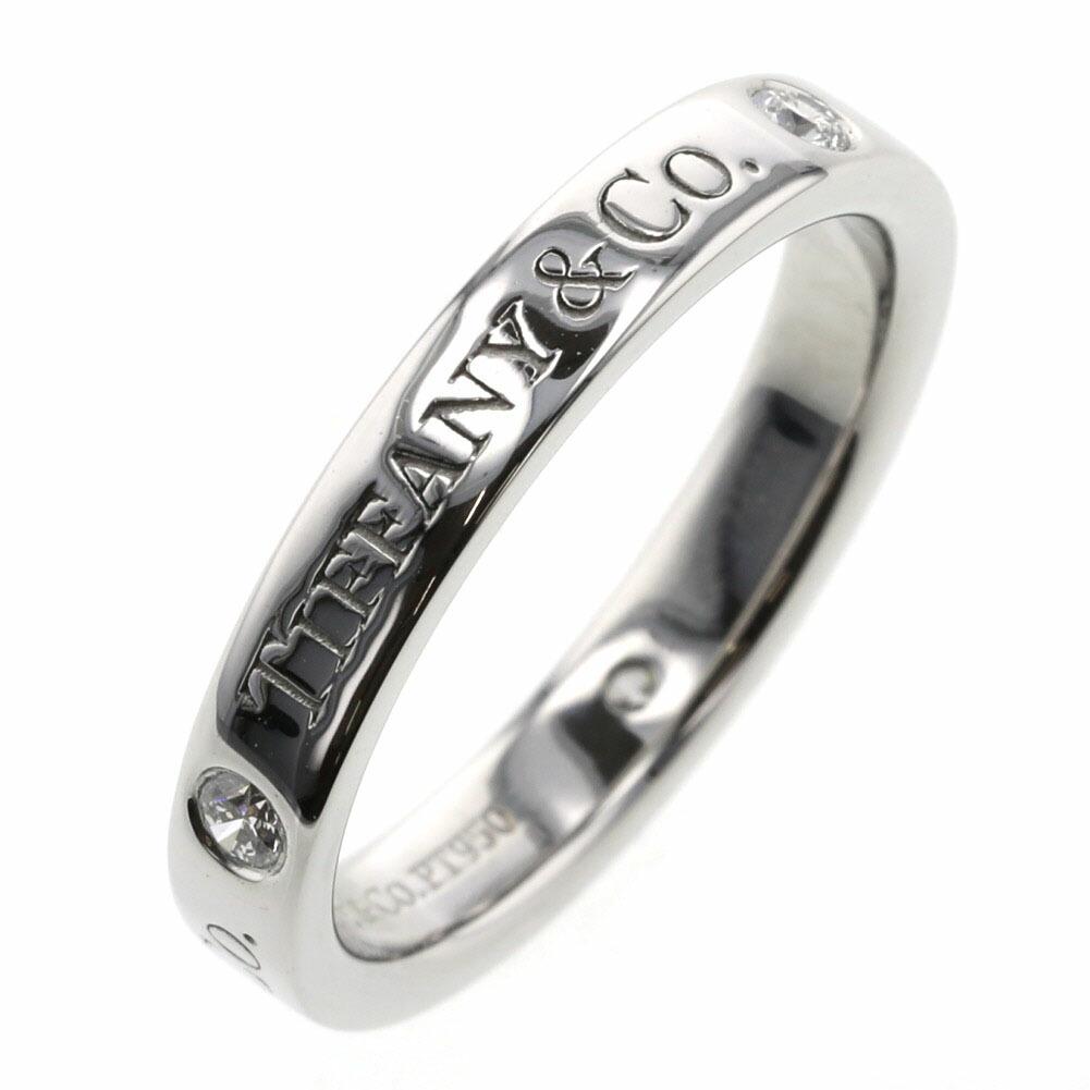 Tiffany Ring Flat Band 3P Platinum PT950 Diamond No.: Tiffany Ring Flat Band 3P Platinum PT950 Diamond No. 7.5 Ladies & Co.Brand: Tiffany Gender: Women Material: Platinum 950 Condition: Used (very good) Accessories: None Width: 3mm / 0.12'' Overall Trace