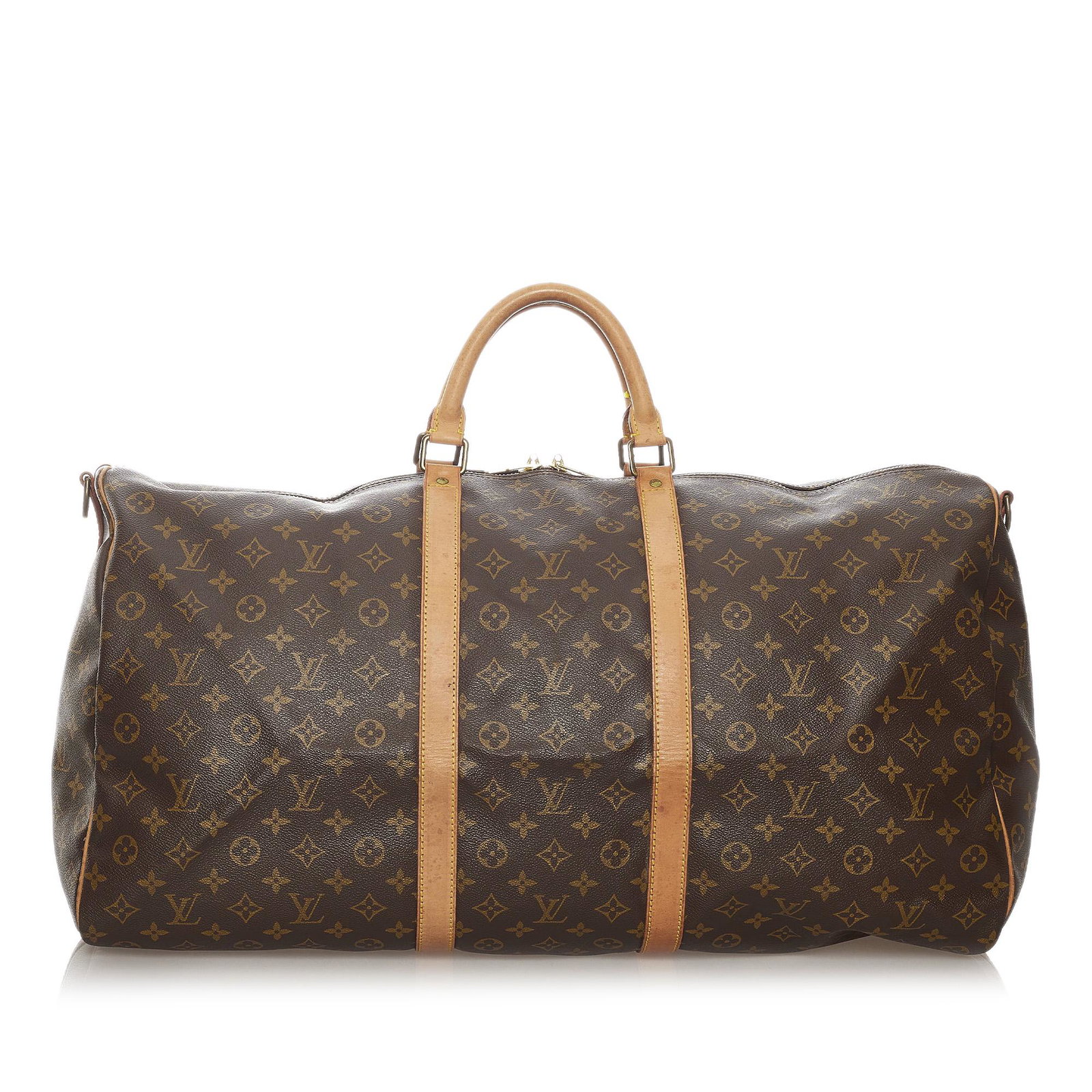 Louis Vuitton Monogram Keepall Bandouliere 60: Louis Vuitton Monogram Keepall Bandouliere 60 The Keepall Bandouliere 60 features a monogram canvas body rolled leather handles a detachable shoulder strap and a top zip closure. Brand: Louis Vuitton 