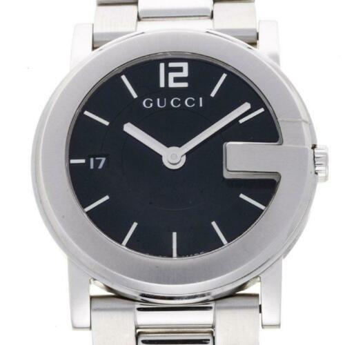 Gucci G Round YA101405 (101J) Stainless Steel Black: Gucci G Round YA101405 (101J) Stainless Steel Black Dial Men's Watch Brand: Gucci Type: Wristwatch Department: Mens The BIDHAUS Guarantee: All items in this auction are guaranteed authentic and come w