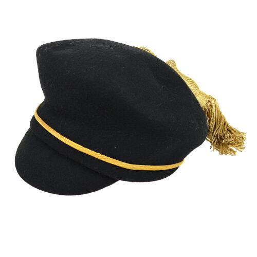 GIANNI VERSACE Medusa Casket Hat Cap Black Wool: GIANNI VERSACE Medusa Casket Hat Cap Black Wool Country/Region of Manufacture: Italy Style: Casket Material: Wool Color: Black Occasion: Casual Brand: GIANNI VERSACE The BIDHAUS Guarantee: All items i