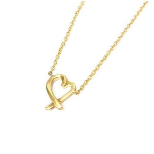 Tiffany Pendant Necklace Paloma Picasso Rubbing Heart /: Tiffany Pendant Necklace Paloma Picasso Rubbing Heart / Gold / 750 Brand: Tiffany & Co. The BIDHAUS Guarantee: All items in this auction are guaranteed authentic and come with a 100% money-back guaran