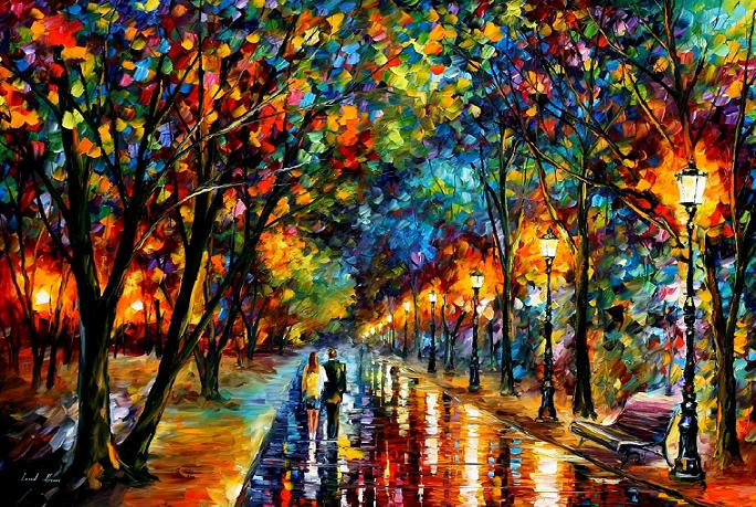 When Dreams Come True - Limited Edition 1/25 by Leonid: When Dreams Come True - Limited Edition 1/25 by Leonid AfremovThis is a limited edition giclee hand-painted by Leonid Afremov. This is the first giclee of a small edition of 25 paintings. The rest of