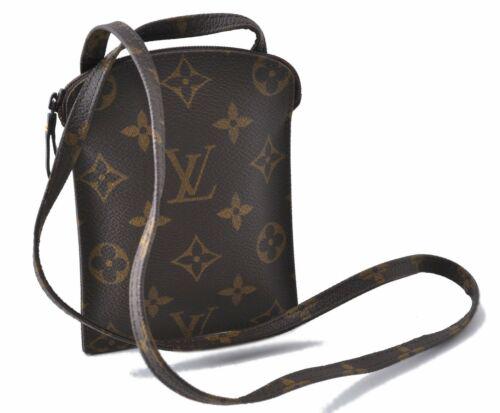 Louis Vuitton Monogram Pochette Secret Shoulder Bag Pouch Old Model: Louis Vuitton Monogram Pochette Secret Shoulder Bag Pouch Old Model Brand: Louis Vuitton Exterior Material: Monogram Canvas Style: Shoulder Bag Department: Women Exterior Color: Brown Bag Height: 5.3i