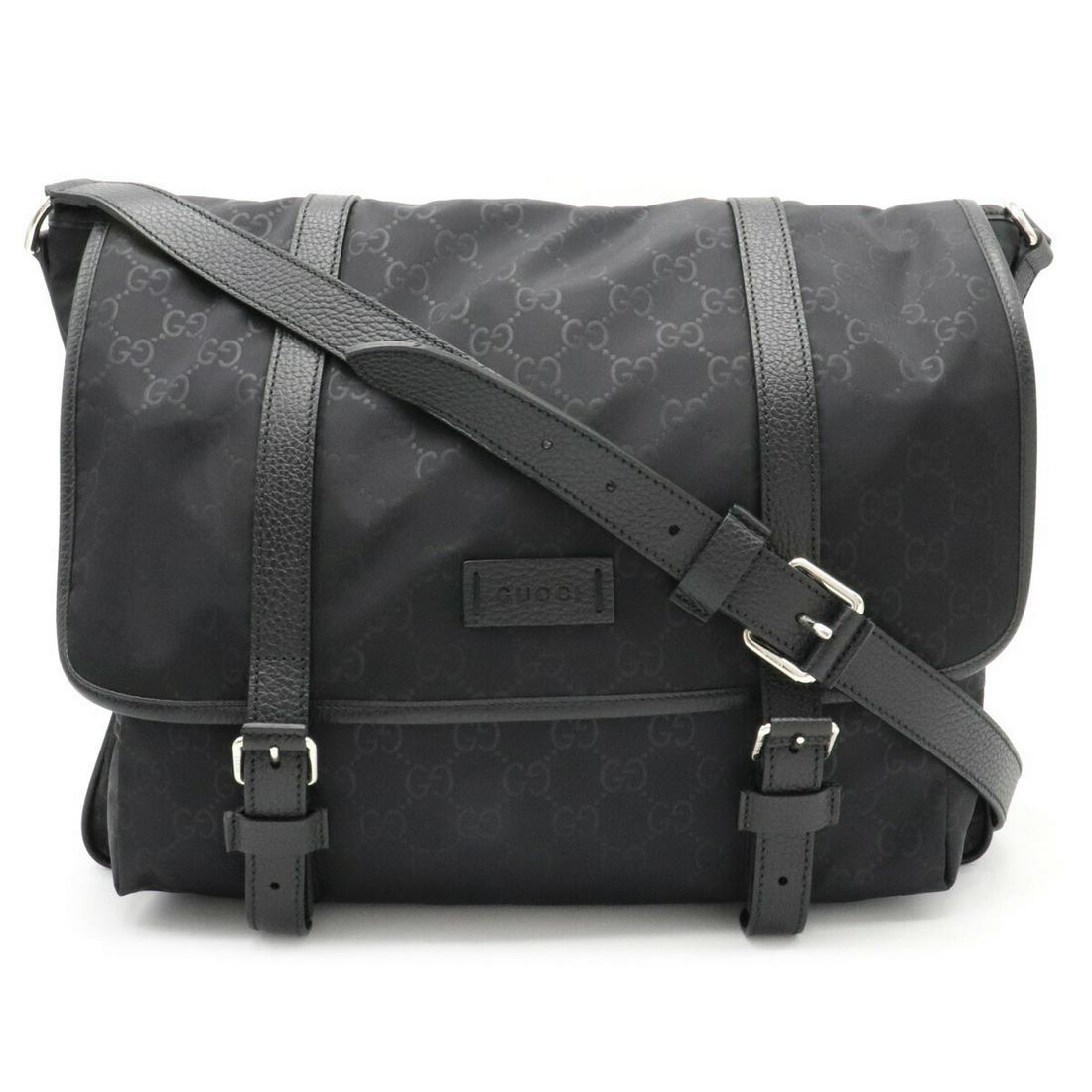 gucci nylon messenger bolsa