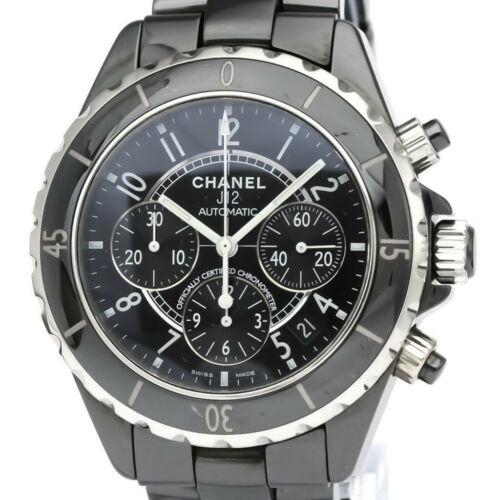 Chanel J12 H0940 Chronograph Automatic Date Ceramic Black Men's Watch: Chanel J12 H0940 Chronograph Automatic Date Ceramic Black Men's Watch Brand: Chanel Type: Wristwatch Department: Mens The BIDHAUS Guarantee: All items in this auction are guaranteed authentic and come