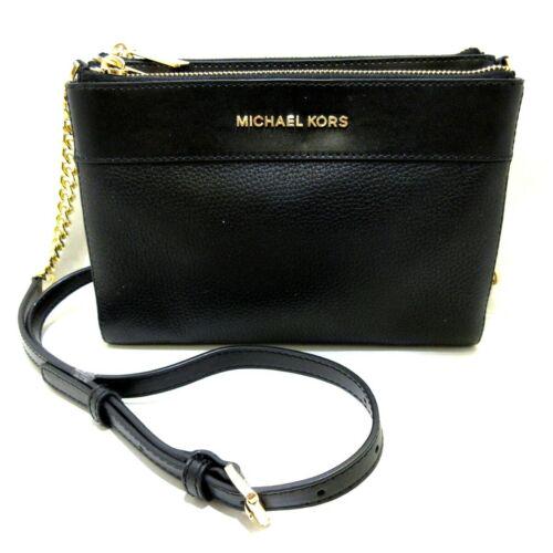 MICHAEL KORS 35F9GY9C9L Black Gold Leather Shoulder: MICHAEL KORS 35F9GY9C9L Black Gold Leather Shoulder Brand: MICHAEL KORS Style: Shoulder Bag Exterior Color: Black Gold Exterior Material: Leather Model Number: 35F9GY9C9L Accessories: Bookletx2 Paper