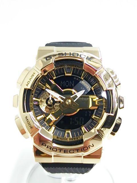 CASIO G-SHOCK GM-110G-1A9JF Quartz Watch: CASIO G-SHOCK GM-110G-1A9JF Quartz WatchBrand: Casio Color: Gold Accessories: None Condition: Used (good) Line: G-Shock Type: Sports watch Gender: Men Damage Ranking: Overall, Traces of use, -, Overal