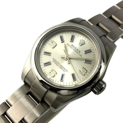 Rolex Oyster Perpetual 176200 Silver Dial Stainless Steel Ladies Watch: Rolex Oyster Perpetual 176200 Silver Dial Stainless Steel Ladies Watch Brand: Rolex Type: Wristwatch Department: Womens The BIDHAUS Guarantee: All items in this auction are guaranteed authentic and co