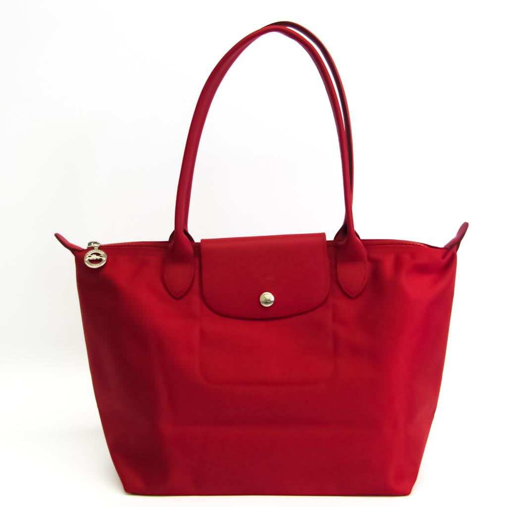 Longchamp Le Pliage Neo 2605 578 203 Women's Nylon Leather Tote Bag Red Color: Longchamp Le Pliage Neo 2605 578 203 Women's Nylon Leather Tote Bag Red Color Brand: Longchamp Line: Le Pliage Model: Neo 2605 578 203 Country of Origin: Romania Type: Tote bag Material: Nylon Leather