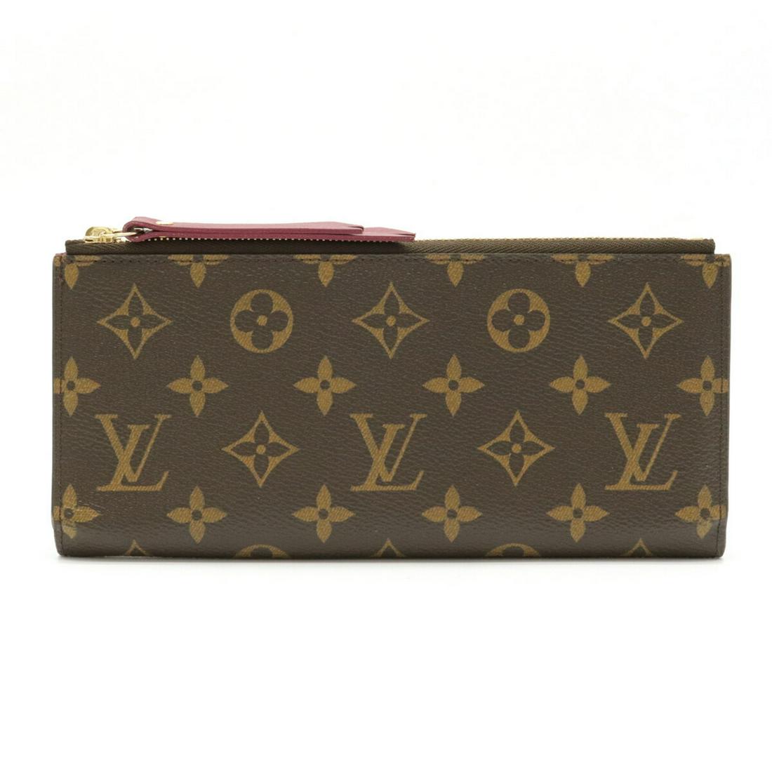 LOUIS VUITTON Louis Vuitton Monogram Portofeuil Adele Long Wallet Fuchsia M61269: LOUIS VUITTON Louis Vuitton Monogram Portofeuil Adele Long Wallet Fuchsia M61269 Brand: Louis Vuitton Line: Monogram Type: Long wallet (bi-fold) Material: Monogram Monogram: Color: Fuchsia Size (HxWxD