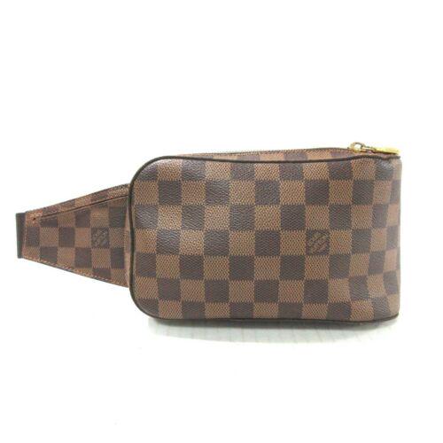 LOUIS VUITTON Geronimos N51994 Ebene Damier CA0096 Bum Bag Damier: LOUIS VUITTON Geronimos N51994 Ebene Damier CA0096 Bum Bag Damier Brand: LOUIS VUITTON Style: Bum Bag Exterior Color: Ebene Exterior Material: Damier Canvas Model Number: N51994 Product Name: Geronimo