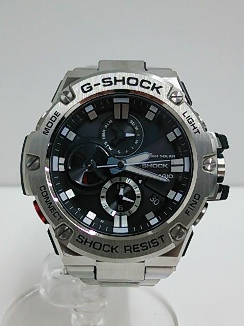 G-SHOCK G-STEEL GST-B100D-1AJF solar watch: G-SHOCK G-STEEL GST-B100D-1AJF solar watch Brand: Casio Line: G-Shock Type: Sports watch Gender: Men Color: Silver Movement: Solar Case Diameter: 53.8mm / 2.12 Case Thickness: 14.1mm / 0.56 Wrist Size