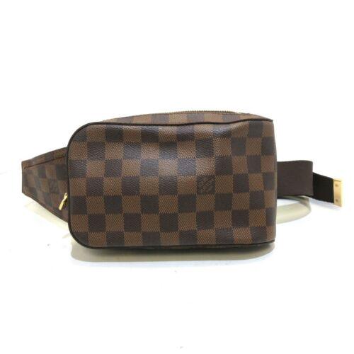 LOUIS VUITTON Geronimos N51994 Ebene Damier CA0055 Bum Bag Damier: LOUIS VUITTON Geronimos N51994 Ebene Damier CA0055 Bum Bag Damier Brand: LOUIS VUITTON Style: Bum Bag Exterior Color: Ebene Exterior Material: Damier Canvas Model Number: N51994 Product Name: Geronimo