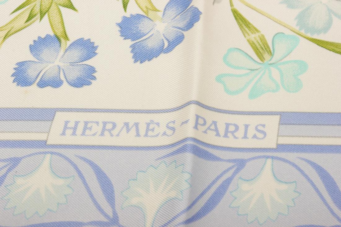 Hermes Green Blue Multicolor Floral Silk Scarf: Hermes Green Blue Multicolor Floral Silk Scarf Hermes Green Blue Multicolor Floral Silk Scarfardware. The BIDHAUS Guarantee: All items in this auction are guaranteed authentic and come with a 100% mon