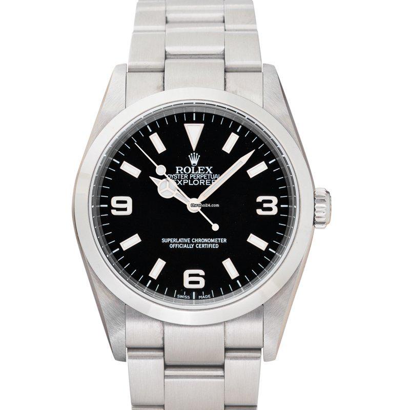 Rolex Explorer - 114270: Rolex Explorer - 114270 Brand: Rolex Model: Explorer Dealer product code: 205313B Movement: Automatic Case material: Steel Year of production: 2004 Condition: Very good / (Worn with little to no signs