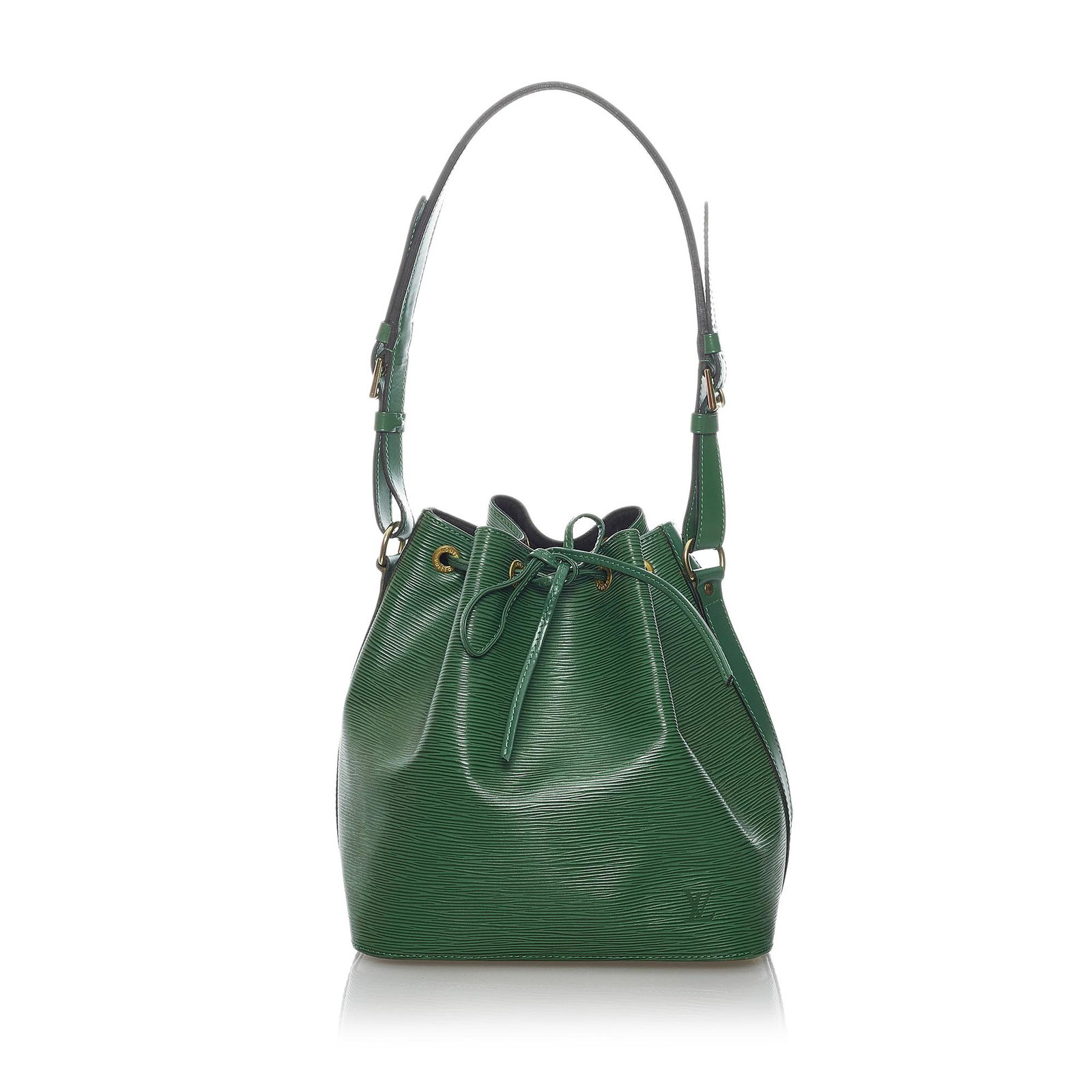 Louis Vuitton Epi Petit Noe: Louis Vuitton Epi Petit Noe The Petit Noe features Epi leather an adjustable shoulder strap a drawstring closure Alcantara lining and an interior zip pocket. Brand: Louis Vuitton Model: Epi Petit Noe 