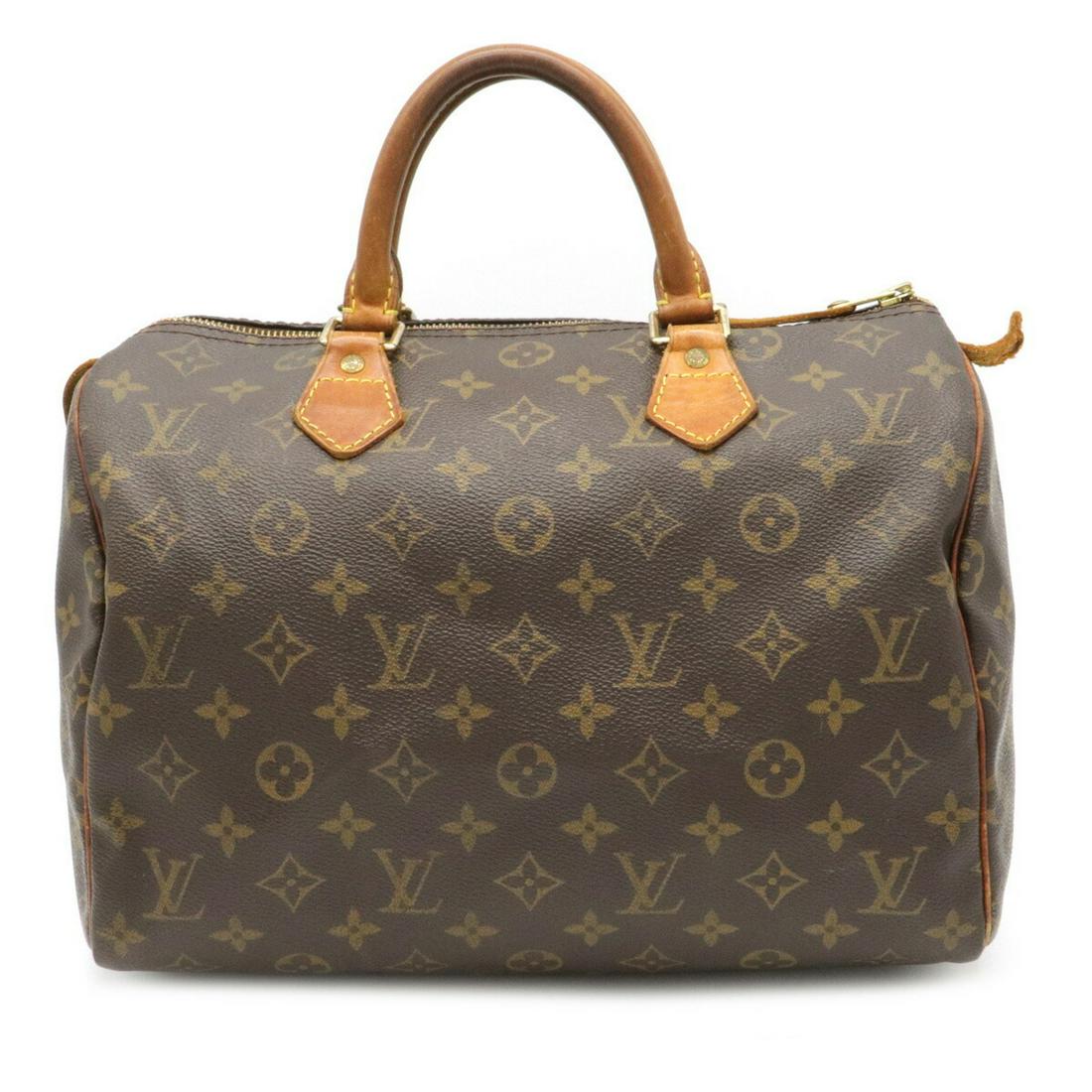 LOUIS VUITTON Monogram Speedy 30 Handbag Boston Bag Mini Travel M41526: LOUIS VUITTON Monogram Speedy 30 Handbag Boston Bag Mini Travel M41526 Brand: Louis Vuitton Type: Boston bag Handbag Material: Monogram Monogram: Style: Casual Size (HxWxD): 22cm x 30cm x 17.5cm / 8.6