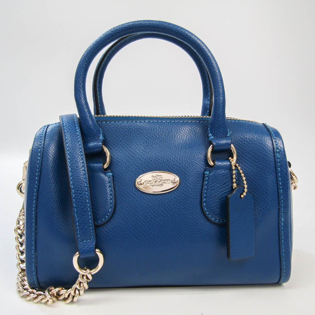 Coach Bennett Baby Satchel F34641 Women's Leather Handbag Shoulder Bag Royal Blue: Coach Bennett Baby Satchel F34641 Women's Leather Handbag Shoulder Bag Royal Blue Brand: Coach Model: Bennett Baby Satchel F34641 Country of Origin: Philippines Type: Handbag Shoulder bag Gender: Wome