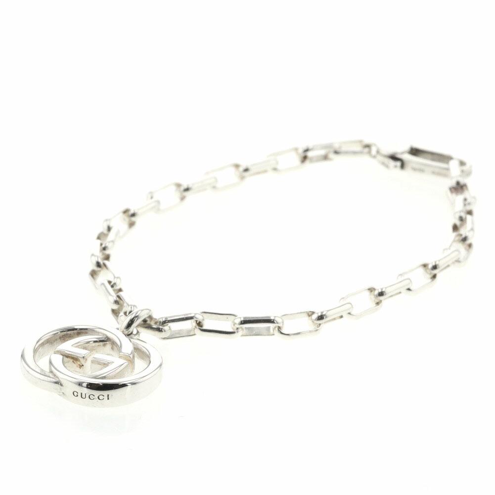 Gucci Bracelet Interlocking G Silver 925 Men's GUCCI: Gucci Bracelet Interlocking G Silver 925 Men's GUCCI Brand: Gucci Country of Origin: Italy Type: Charm bracelet Gender: Men Material: Silver 925 Length: 17cm / 6.69 Weight: 11.8g / 0.41oz. Total Lengt