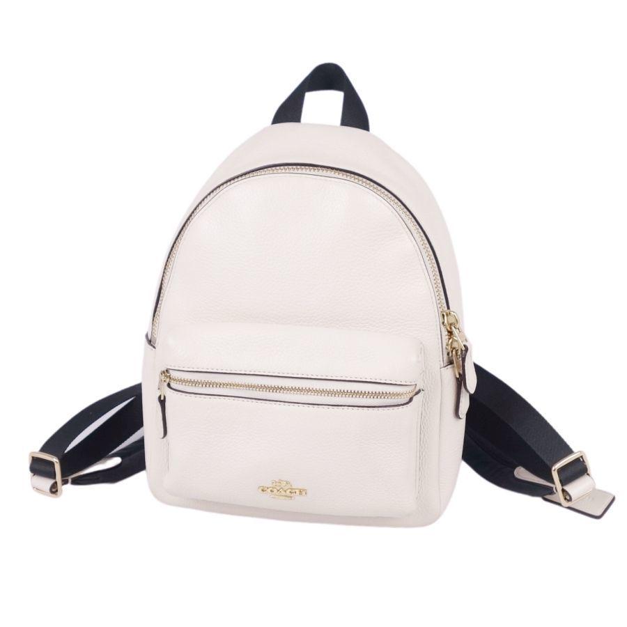 Coach COACH Bag Mini Backpack Rucksack Calf Leather Women's White: Coach COACH Bag Mini Backpack Rucksack Calf Leather Women's White Brand: Coach Model: Bag mini backpack rucksack Material: Leather Leather: Color: White Gender: Women Size (HxWxD): 23cm x 20cm x 9cm /