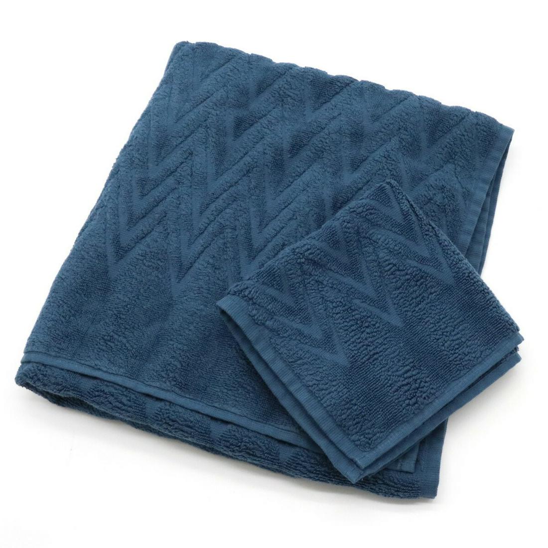 HERMES Hermes Towel Set Bath Hand 100% Cotton Navy Blue: HERMES Hermes Towel Set Bath Hand 100% Cotton Navy Blue Brand: Hermes Type: Towel set Material: Cotton100% Cotton: 100% Color: Navy Size (LxW): 56cm x 98cm / 22.04 x 38.58 The BIDHAUS Guarantee: All i