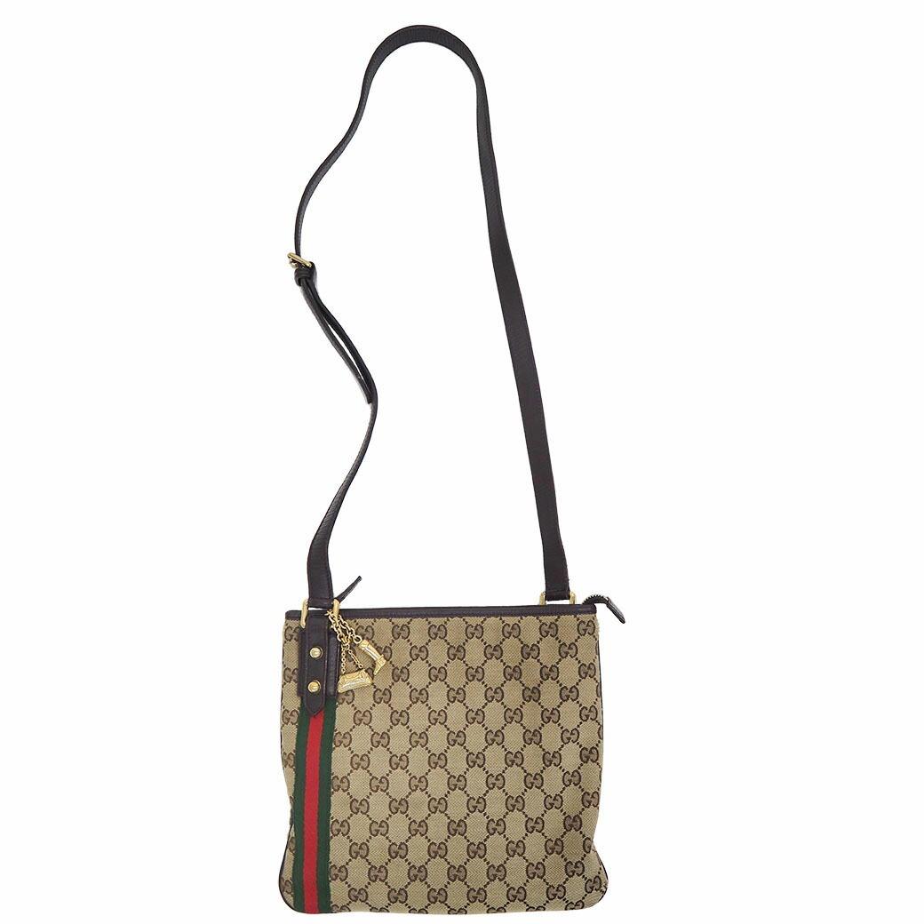Gucci Sherry Line GG Canvas Shoulder Bag Beige: Gucci Sherry Line GG Canvas Shoulder Bag Beige Brand: Gucci Line: Sherry Line Type: Shoulder bag Material: GG canvas GG canvas: Color: Beige Closure: Zipper Inner Pocket: Zipper pocket1 Open pocket1 Z