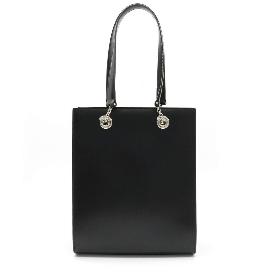 Cartier Panther Tote Bag Chain Shoulder Leopard Leather Black: Cartier Panther Tote Bag Chain Shoulder Leopard Leather Black Brand: Cartier Line: Panthere Model: tote bag Type: Shoulder bag Tote bag Material: Leather Leather: Color: Black Outer Pocket: Zipper poc