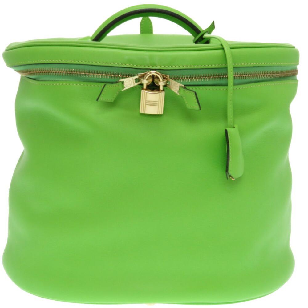 Hermes InterCity Swift Apple Green # B Engraved Handbag Vanity Bag 1004 HERMES: Hermes InterCity Swift Apple Green # B Engraved Handbag Vanity Bag 1004 HERMES Brand: Hermes Line: Intercity Country of Origin: France Type: Handbag Vanity bag Material: Swift leather Swift leather: C