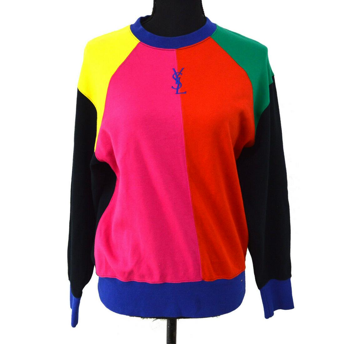 Yves Saint Laurent Vintage Long Sleeve Tops Black Red #M: Yves Saint Laurent Vintage Long Sleeve Tops Black Red #M Size: #M Department: Women Style: Tops Outer Shell Material: 100% Cotton Type: Tops Color: Black Red etc Brand: Yves Saint Laurent Size Type: R