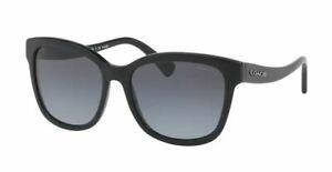 COACH HC8219 5002T3 Black Square 56 mm Women's Polarized: COACH HC8219 5002T3 Black Square 56 mm Women's Polarized Brand: Coach Department: Women Frame Color: Black Style: Square Type: Sunglasses Condition: New with tags: A brand-new, unused, and unworn