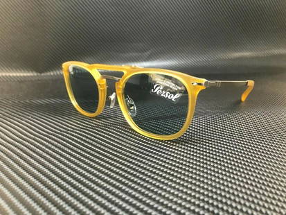 PERSOL PO3265S 204 56 Miele Yellow Rectangle Square 50 mm Men's: PERSOL PO3265S 204 56 Miele Yellow Rectangle Square 50 mm Men's Department: Boys Style: Rectangle Type: Bike Goggles Brand: Persol Frame Color: Yellow Condition: New with tags: A brand-new, unused,
