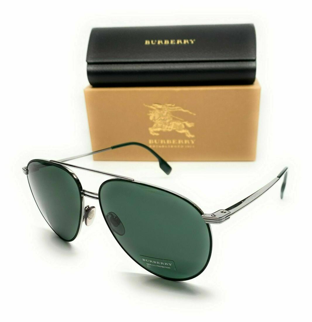 Burberry BE 3108 100371 Gunmetal Men's Pilot Sunglasses 60: Burberry BE 3108 100371 Gunmetal Men's Pilot Sunglasses 60 Lens Material: Plastic Country/Region of Manufacture: Italy Department: Men Style: Aviator Temple Length: 145 mm Theme: Metal Type: Sunglasse