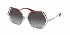 COACH HC7109 93418G Burgundy Silver Square 53 mm Women's: COACH HC7109 93418G Burgundy Silver Square 53 mm Women's Brand: Coach Department: Women Frame Color: Silver Style: Square Type: Sunglasses Condition: New with tags: A brand-new, unused, and unworn ite
