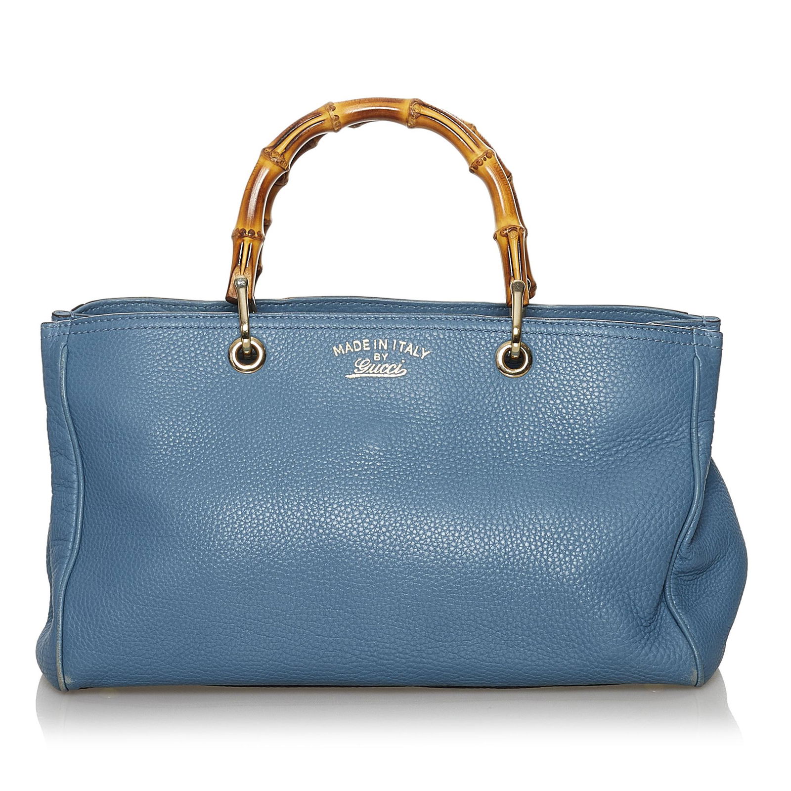 Gucci Bamboo Shopper Leather Satchel: Gucci Bamboo Shopper Leather Satchel The Bamboo Shopper satchel features a leather body bamboo top handles a detachable flat leather strap an open top with a magnetic closure and interior zip and slip