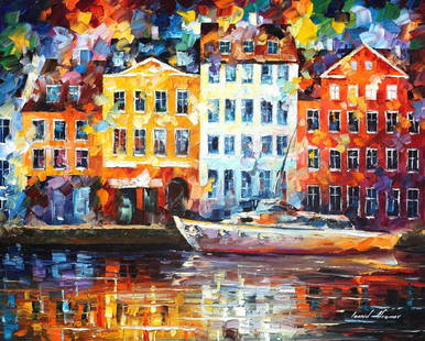 Normandy - Limited Edition 1/25 by Leonid Afremov: Normandy - Limited Edition 1/25 by Leonid AfremovThis is a limited edition giclee hand-painted by Leonid Afremov. This is the first giclee of a small edition of 25 paintings. The rest of the edition