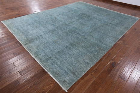 10' 1" X 12' 10" Full Pile Overdyed Handmade Wool Rug: 10' 1" X 12' 10" Full Pile Overdyed Handmade Wool Rug Design: Traditional Exact Size: 10\ 1 X 12\ 10 Style: Overdyed Foundation: Cotton Pile: Wool Weave: Hand-knotted Age: New The BIDHAUS