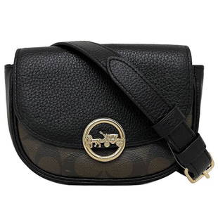 Coach Waist Bag Black Brown Signature F88007 Body Pouch Belt Leather COACH Ladies Clutch Flap: Coach Waist Bag Black Brown Signature F88007 Body Pouch Belt Leather COACH Ladies Clutch Flap Brand: Coach Type: Fanny pack Material: Leather Leather: Color: Black Brown Inner Pocket: Card