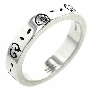 Gucci Ring / Ghost Width Approx. 4mm 477932 J8400 0701 Silver 925 No. 15 Men's GUCCI: Gucci Ring / Ghost Width Approx. 4mm 477932 J8400 0701 Silver 925 No. 15 Men's GUCCI Brand: Gucci Country of Origin: Italy Gender: Men Color: Silver Material: Silver 925 US Size: 7.5-8 Width: