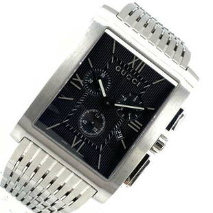 GUCCI 8600M G Metro Men's Watch Black Dial Chronograph: GUCCI 8600M G Metro Men's Watch Black Dial Chronograph Brand: GUCCI Department: mens Type: Watch Pre-Owned The BIDHAUS Guarantee: All items in this auction are guaranteed authentic and come with