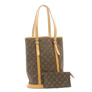 LOUIS VUITTON Monogram Bucket GM Shoulder Bag M42236 LV: LOUIS VUITTON Monogram Bucket GM Shoulder Bag M42236 LV Brand: LOUIS VUITTON Style: Shoulder Bag Exterior Material: Monogram Canvas Exterior Color: Monogram Size: See Description Bag Height: