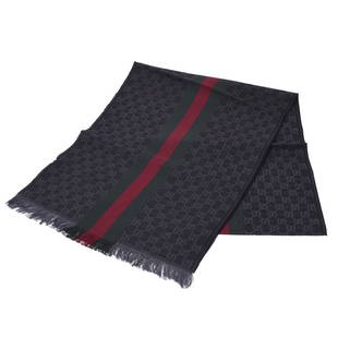 GUCCI Gucci GG pattern webbing line stall black 147351 unisex 80% wool / 20% silk muffler: GUCCI Gucci GG pattern webbing line stall black 147351 unisex 80% wool / 20% silk muffler Brand: Gucci Type: Stole Gender: Men Unisex Color: Black Material: Wool80% Silk20% Wool: 80% Silk: