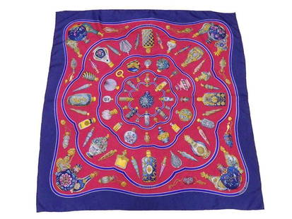 Hermes HERMES Scarf Carre 90 Qu'importe falcon Blue Red Multicolor Silk: Hermes HERMES Scarf Carre 90 Qu'importe falcon Blue Red Multicolor Silk Brand: Hermes Country of Origin: France Type: Scarf Color: Blue Multi-color Red color Material: Silk100% Silk: 100% 